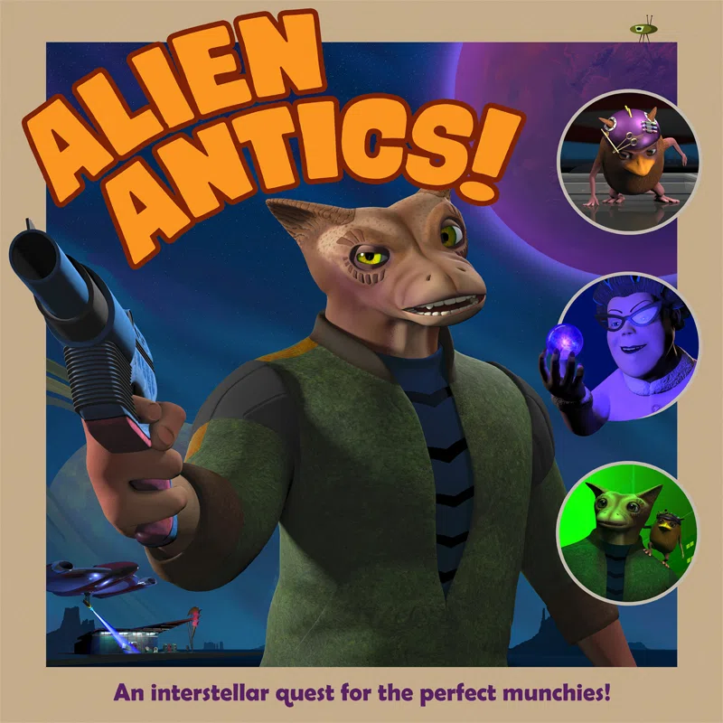 Alien Antics!: Cartoon extraterrestrial mischief