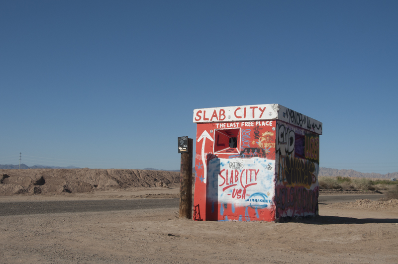 Slab City desert settlement